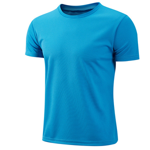 IStapromo Gifts T-shirt pour homme à manches courtes en polyester tricoté, design personnalisé, couleur unie, coupe classique, anti-boulochage, séchage rapide - Product Image 2