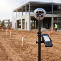 Récepteur GNSS RTK à double caméra laser S30 Pro, équipement de topographie, IP68, 4G, Bluetooth, WiFi 5G