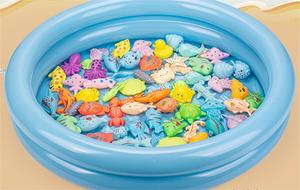 Ensemble de jouets de pêche magnétique éducatifs en plastique pour enfants, jeux de table aquatique pour bébés et enfants - Product Image 6