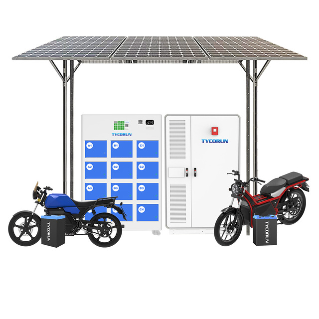 Tycorun Solar Motorcycle Battery Swapping Charging Station Battery Exchange Cabinet for Electric Motorcycle and Scooter