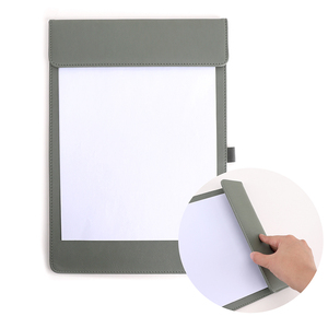 Chất lượng cao A4 tập tin thư mục PU giấy chứng nhận Túi pouch tài liệu Nhận hợp đồng chủ lưu trữ trường hợp với từ Snap đóng cửa - Product Image 6