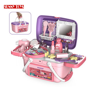 2 en 1 <span class=keywords><strong>dressing</strong></span> cosmétique simulation jouets enfants ensembles de maquillage pour les <span class=keywords><strong>filles</strong></span> - Product Image 1