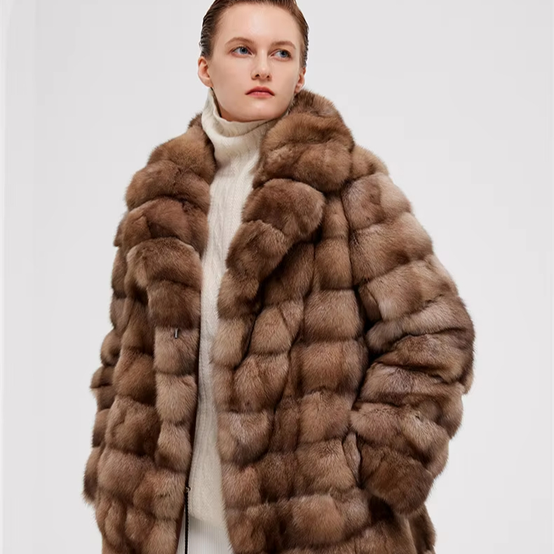 ロシアセーブルコート　レインコート　F 楽天市場】【29%OFFクーポン!】ロシアン ブロードテール コート