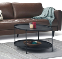 Table basse contemporaine la plus vendue, directement de l'usine, mobilier de salon, table d'appoint de canapé, structure en fer, personnalisable, pliable pour la maison