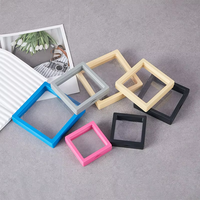 Boîte de rangement transparente anti-poussière à clipser avec film PE PP et cadre suspendu, boîte cadeau