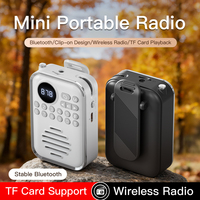 P70 2026 Nouveautés Radio FM de poche avec clip, haut-parleur Bluetooth sans fil TWS pour l'extérieur