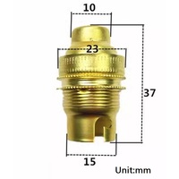 HoneyFly B15 Support de lampe Cuivre HT15-10 Base Marine Convertisseur Connecteur Pendentif Baïonnette Signal Indicateur Ampoule Douille