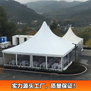 Carpa de Techo Puntiagudo para Exteriores, Estilo Europeo, para Fotografía de Bodas, Carpa Blanca para Exposiciones, Eventos, Publicidad, Ferias de Autos, de Aluminio - Product Image 5