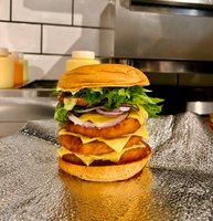 Feuilles de papier sulfurisé en aluminium imprimées sur mesure pour emballage de burgers et sandwichs pour la restauration rapide