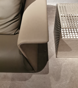 Đồ Nội Thất Chất Lượng Hàng Đầu L Hình Dạng Phòng Khách Sofa Cánh Tay Rộng Da Chính Hãng Sofa L Hình Dạng 6 Chỗ Ngồi Với Góc Bằng Đá Cẩm Thạch Bàn Cà Phê - Product Image 6