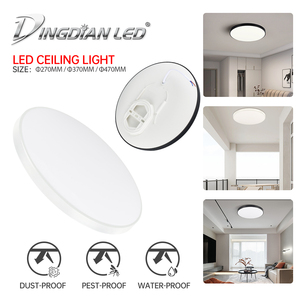 High Quality Modern LED Plastic Surface Mounted Black <strong>Shell</strong> Round Ceiling <strong>Light</strong> for Bedroom and Livingroom 30W - Product Image 2