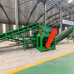 Machine de broyage de pneus industrielle, broyeur de pneus automatique pour le recyclage des pneus usagés, machine de recyclage de pneus haute performance - Product Image 2