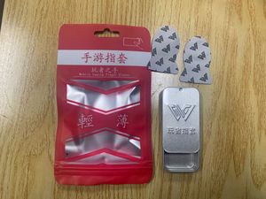 Fundas de Dedo de Tela Plateada, Delgadas y Resistentes al Sudor, Esenciales para Juegos de PC/Android - Product Image 6
