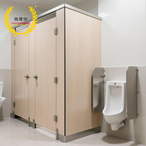 Panneau moderne en HPL cloison de toilette commerciale populaire pour attrayant nid d'abeille étanche pour les toilettes de salle de bain de bureau d'<span class=keywords><strong>occasion</strong></span> - Product Image 1