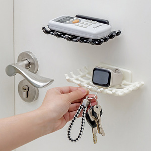 Jabonera Rectangular de Plástico para Montar en la Pared, con Drenaje Automático, para Baño - Product Image 3