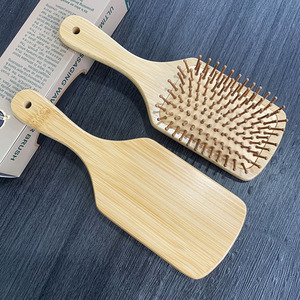 <span class=keywords><strong>Brosse</strong></span> à <span class=keywords><strong>cheveux</strong></span> laser personnalisée en bambou naturel avec <span class=keywords><strong>poils</strong></span> <span class=keywords><strong>de</strong></span> pagaie et peigne <span class=keywords><strong>de</strong></span> massage en caoutchouc pour salon et style à la maison - Product Image 6
