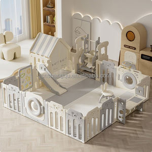 VSUCH parc pour bébé personnalisé parc de jeu intérieur pour bébé cour avec clôture de sécurité grands terrains de football carrés pour enfants clôture de jeu - Product Image 1