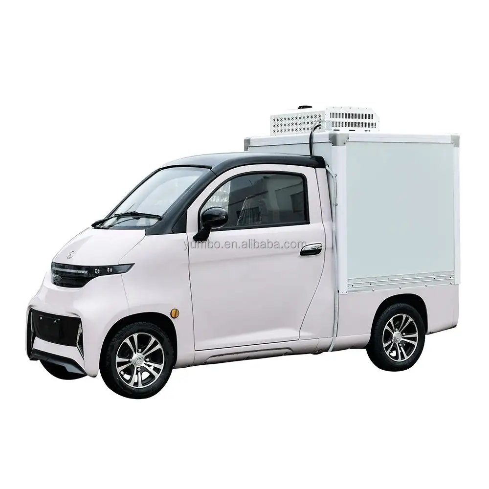 Yumbo Elektro-LKW 72 V 5000 W Lithium-Akku elektrischer Lieferwagen automatisch mit Klimaanlage für die Lieferung von Speisen