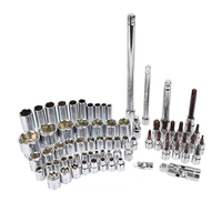 Juego de herramientas de reparación automotriz duradero profesional de 124 piezas Kit de herramientas de taller multifuncional
