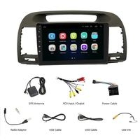 Lecteur multimédia automobile Android 10 avec écran OLED, navigation GPS, Wi-Fi intégré, CarPlay et Android Auto pour Camry XV30 2000-2006