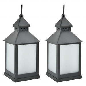 Lanterne LED à effet de flamme vacillante en aluminium pour table ou suspension, lumière d'ambiance de jardin - Product Image 3