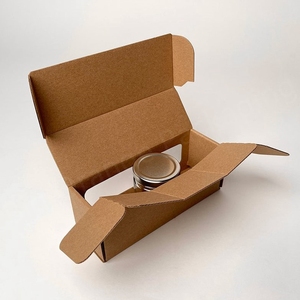 Boîtes d'expédition <span class=keywords><strong>moins</strong></span> chères, emballage de bougies au <span class=keywords><strong>miel</strong></span>, boîte cadeau, bougies biodégradables écologiques, boîtes d'expédition en carton ondulé avec fenêtre - Product Image 2