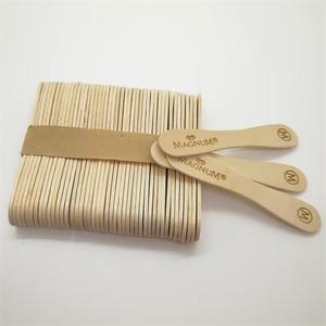 Factory Outlet Ice Cream Spoon Muỗng Kem Muỗng & Ngăn Xếp Gỗ Thân Thiện Với Môi Trường Của DIY - Product Image 5