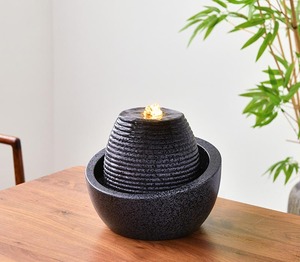 Cascata classica della cascata della fontana da tavolo dell'interno della resina di illuminazione classica per il regalo rilassante della decorazione domestica - Product Image 5