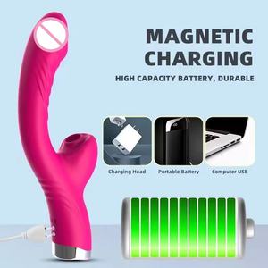 Vibrateur Clitoridien à Succion et Léchage, Rechargeable USB, 10 Fréquences, Étanche IPX7, <span class=keywords><strong>Vibro</strong></span>-Sucette Clitoridienne, Dildo Vibrant Point G - Product Image 5
