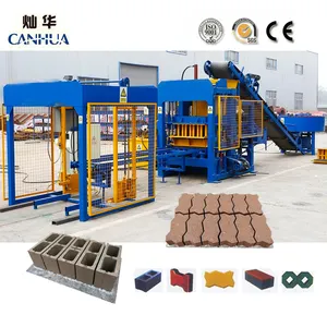 QT4-15 bottom closed block machine automatic fly ash blocks mould manufacturing concrete hollow solid block machine price