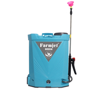 Alat Penyemprot Orchards 16L/18L/20L, Peralatan Mesin Pertanian Biru dengan Pompa Penyemprot 12 Volt