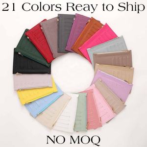 Hongbo, superventas, 21 colores, A6, hoja de mosca suelta de cuero de guijarro para Carpeta de presupuesto de lujo con ranuras para tarjetas y un lazo elástico para bolígrafo - Product Image 2