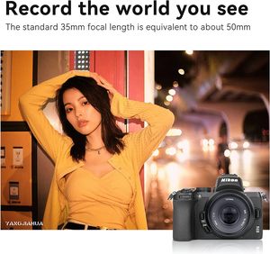 Objectif fixe à mise au point manuelle 7artisans 35 mm F1.4 Mark II APS-C à grande ouverture pour appareils photo hybrides Sony E-mount A6500 A6300 <span class=keywords><strong>A6100</strong></span> - Product Image 5