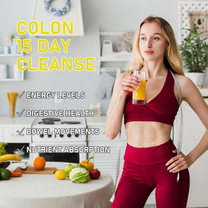 Cápsulas de Limpieza de Colon de 15 Días de Marca Privada con Gel de Hoja de Aloe Vera, Apoya los Niveles de Energía, Cápsulas de Limpieza de Colon con Polvo de Linaza - Product Image 6
