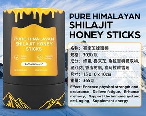 Tiktok Shopify Vente à Chaud Boisson Énergétique Liquide de Haute Qualité Bio Himalayen <span class=keywords><strong>Le</strong></span> Produit Vital Shilajit Bâtons de Shilajit au Miel - Product Image 3