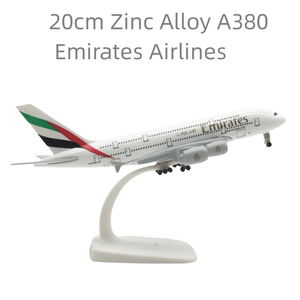 Emirates & Singapore Airlines A380 aleación Modelo 1:400 escala 20CM pantalla con soporte con <span class=keywords><strong>logotipo</strong></span> personalizado - Product Image 5