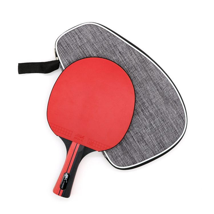 Raket Tenis Meja 7 Lapis Kayu Paddle Khusus dengan Karbon Raket Tenis Meja Latihan dengan Tas Kartun Dalam Stok