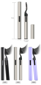 <span class=keywords><strong>Beperfect</strong></span> Mini stylo de maquillage électrique Bling Bling Big Eye recourbe-cils chauds en plastique durable - Product Image 2
