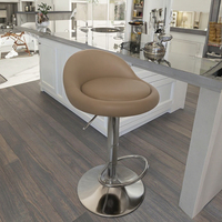 Meubles de salle à manger, tabouret de bar pivotant élégant, design luxueux, hauteur réglable, chaise de bar rembourrée pour la cuisine