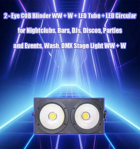 2025 nuevo modelo 2x100W COB WW/CW LED Blinder Light 2 en 1 2 ojos focos para Club nocturno blanco o blanco cálido 200W de potencia - Product Image 5