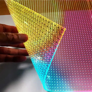 Pantalla LED de Cristal Transparente para Interiores P4 P5 P6 P8 P10, Control Inalámbrico por Aplicación, para Publicidad en Ventanas, Pantalla LED de Cristal P10 - Product Image 5