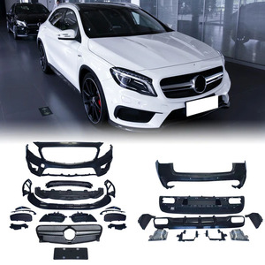 Kit carrosserie pour GLA-CLASS X156 2015-2018, mise à niveau vers GLA45 <span class=keywords><strong>AMG</strong></span>, <span class=keywords><strong>ensemble</strong></span> complet en stock - Product Image 2