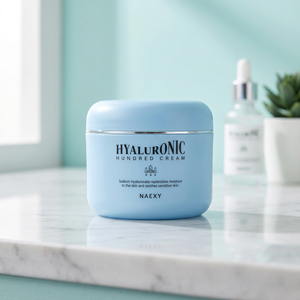 NAEXY Hyaluronic Hundred Cream 100g Ácido hialurónico que repone densamente su piel Crema facial Premium Loción World's Best - Product Image 2