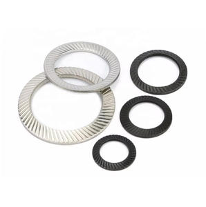 DIN 9250 Knurling <strong>Disc</strong> <strong>Springs</strong> Black Oxide Conical <strong>Spring</strong> Contact Washer Double Knurling Stainless Steel Self Lock Washer - Product Image 3