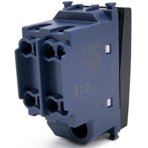 Interruptor Bipolar Negro Compatible con Vimar Arke - Product Image 2