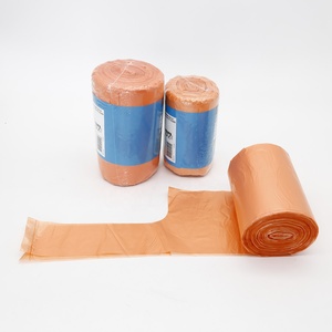 Blue tie handle 35L Star <b>Seal</b> Garbage <b>Bags</b> on Roll with Handle 150PCS Big Roll XXL WASTE <b>BAGS</b> - Product Image 3
