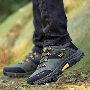 Nuove <span class=keywords><strong>Scarpe</strong></span> da Trekking Autunno-Inverno Keshang per Uomo, Sneakers Casual da Montagna con Suola in Gomma - Product Image 3