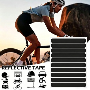 Ruban réfléchissant haute visibilité imperméable pour extérieur, autocollants de sécurité nocturne, décorations, étiquettes réfléchissantes pour vélo et moto - Product Image 2