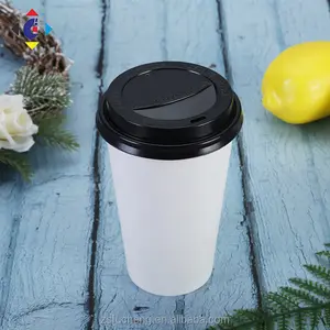 뜨거운 음료를 위한 다방 종이컵을 위한 뚜껑 종이 차를 가진 작은 종이컵