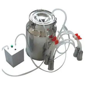 7L 14L small buckets tank cow goat rechargeable 12V battery electric milking machine